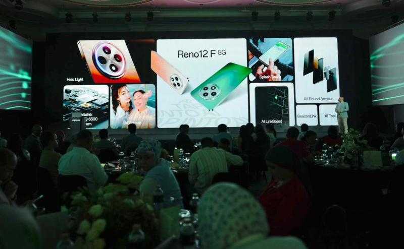 عصر جديد من الذكاء الاصطناعي في مصر.. OPPO تُطلق Reno12 F 5G